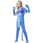 Halloween Cosplay Film Avatar 2 Kinderkleding, Hero Adult Full Body Onesie Shapewear, Blue Planet Alien Stage Kostuum, Verjaardagscadeau voor jongens en meisjes van 3 tot 18 jaar.(XXL,Child 2)