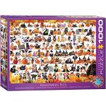 Halloween Huisdieren 1000-delige puzzel