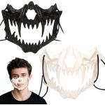 Zwarte Maskers met motief van Wolven Sustainable in de Sale voor Dames 