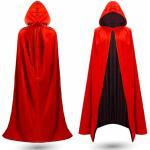 Gothic Rode Halloween-kostuums  in Onesize met motief van Halloween voor Dames 