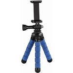 Hama Ministativ Flex voor smartphone en GoPro, 14 cm, blauw, zwart, blauw
