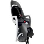 Hamax Caress Fiets-kinderzitje met bagagedragerbevestiging, wit-grijs, eenvoudige installatie, veilig en comfortabel kinderzitje (94 x 36,5 x 28 cm)