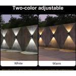Witte Kunststof Wandlampen aangedreven met Zonne-Energie Sustainable 