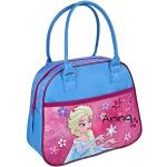 Handtas voor meisjes met naam | Motief Elsa Frozen Frozen in blauw, roze en roze | Kita- & Kleuterschool Tas voor peuters | Personaliseren & Bedrukken | incl. NAMENDRUK