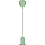 V-TAC SKU. 3742 hanglamp Concrete lampen vt-7668, kunststof en ander materiaal, E27, groen, hoogte x breedte x diepte: 50 mm x 95 mm x 1050 mm