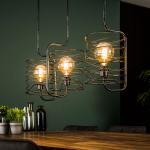 Hanglamp 'Gwendolyn' 3-lamps, Ø25cm, kleur Charcoal
