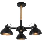 Moderne Zwarte Houten Dimbare Ks verlichting E27 Led Hanglampen 