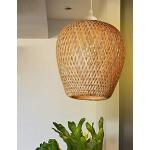 Aziatische Beige Bamboe Verstelbare Hoogte E27 Antiek look Verstelbare hanglampen met motief van Bamboe Sustainable 