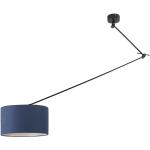 Moderne Blauwe Qazqa Blitz E27 Verstelbare hanglampen in de Sale 