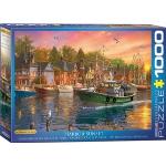 Harbor Sunset - Dominic Davison Puzzel (1000 stukjes)