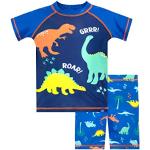 Blauwe Kinder zwembroeken  in maat 98 met motief van Dinosauriërs voor Jongens 
