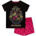 Harry Potter Meisjes Korte Pyjama's Hogwarts Zwart 146