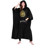 Zwarte Fleece Harry Potter Hoodies  in Onesize voor Dames 