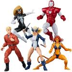 Hasbro Marvel Legends Series The West Coast Avengers, 5-pack stripactiefiguren, Marvel Legends-actiefiguren van 15 cm