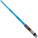 Hasbro Star Wars personnalisé Star Wars Lightsaber Forge Sabre de lumière Bleue électronique Obi-Wan Kenobi Jouet Personnalisable pour Jeu de rôle-à partir de 4 Ans, F4063, Multicolore