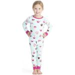 Hatley Meisjes Biologisch Katoen Lange Mouwen Gedrukt Pyjama Sets, Schattige Cupcakes, 2 jaar