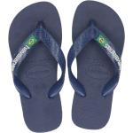 Blauwe Rubberen Havaianas Brasil Sandalen  voor de Zomer  in maat 37 voor Jongens 