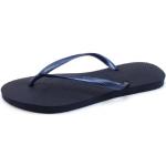 Marine-blauwe Rubberen Havaianas Slim Sandalen  voor de Zomer  in maat 37 voor Dames 