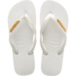 Witte Rubberen Waterbestendig Havaianas Top Metallic Sandalen  voor de Zomer  in maat 36 voor Dames 