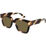 Bruine Gucci Vierkante zonnebrillen Sustainable in de Sale voor Heren 