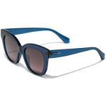 Marine-blauwe Nylon Ronde brillen  in Onesize voor Dames 