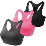 Roze Polyester Ademende Sport bh's voor Hardlopen  in maat M met Medium Ondersteuning Sustainable voor Dames 