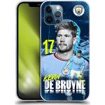 Head Case Designs Officieel Gelicentieerd Manchester City Man City FC Kevin De Bruyne 2022/23 Eerste Team Soft Gel Case Hoesje compatibel met Apple iPhone 12 / iPhone 12 Pro