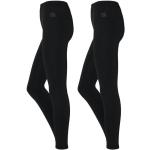 Zwarte Polyester Thermo leggings  in maat XL 2 stuks in de Sale voor Dames 