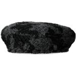 Zwarte Tweed Maison Michel Baretten  voor de Winter  in maat S in de Sale voor Dames 