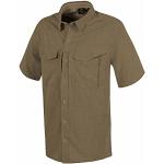 Polyester Stretch Overhemden korte mouwen  in maat 3XL voor Heren 