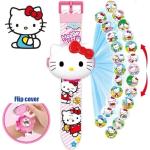Hello Kitty 3D Projection Clock Projects 24 Different Characters on the Wall HELLO-0005