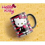 Roze Keramieken magnetronbestendige Hello Kitty Gestreepte Koffiekopjes & koffiemokken 