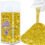 Gouden Nailart Producten Vegan voor een glitter finish met Goud voor Dames 
