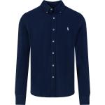 Casual Donkerblauwe Ralph Lauren Polo Casual overhemden button down  in maat L voor Heren 