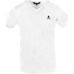 Witte Philipp Plein V-hals T-shirts  voor de Lente V-hals  in maat L in de Sale voor Heren 