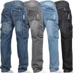 Casual Multicolored Polyester Cargo jeans  in Grote Maten voor Heren 