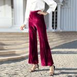 Multicolored Polyester Hoge taille broeken  voor de Winter  in maat XXL voor Dames 