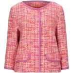 Roze Tweed HERNO Metallic Blazers  in maat XL Metallic in de Sale voor Dames 