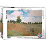 Het papaverveld van Claude Monet 1000-delige puzzel
