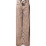 Zandbeige High waist Calvin Klein Jeans Used Look Hoge taille jeans in de Sale voor Dames 