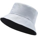 Witte Bucket hats  voor de Zomer met motief van Vis voor Dames 
