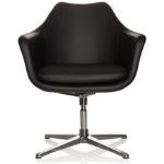 Zwarte hjh Office Lounge fauteuils 