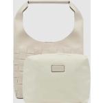 Witte Polyester Seidenfelt Hobo tassen Sustainable in de Sale voor Dames 