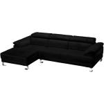 Zwarte Metalen armleun linea sofa Design banken voor 5 personen 