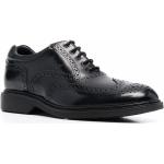 Kantoor Zwarte Rubberen Hogan Oxford schoenen met Ronde neuzen met Vetersluitingen voor Heren 