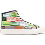 Groene KENZO Logo Hoge sneakers  in 40 in de Sale voor Heren 
