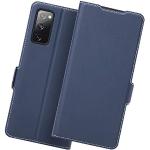 Blauwe Siliconen Samsung Galaxy S20 Hoesjes type: Flip Case 