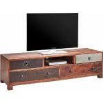 Home affaire Tv-meubel Breedte 150 cm met voorkanten van metaal