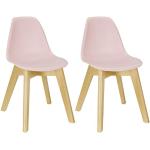 Scandinavische Roze Design stoelen 