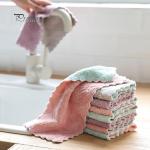 Paarse Fleece Handdoeken sets 5 stuks 